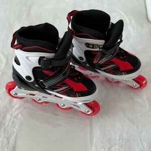 Red and Black Inline roller Skates